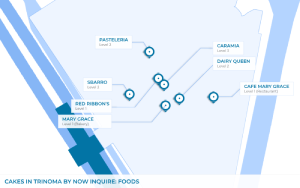 Map - Cakes in TriNoma